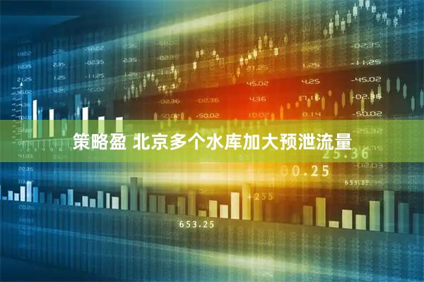 策略盈 北京多个水库加大预泄流量