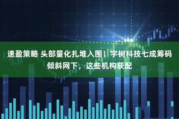 速盈策略 头部量化扎堆入围！宇树科技七成筹码倾斜网下，这些机构获配